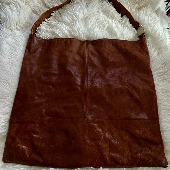 HOBO International Brown Leather Hobo Bag - Picture 6 of 8